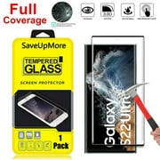 Njjex [1-Pack] for Samsung Galaxy S22 Ultra S22 S22+ Plus 5G 2022 Tempered Glass Screen Protector, Anti-Scratch, Anti-Fingerprint, Bubble Free