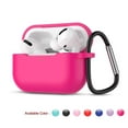 thumbnail image 1 of Njjex AirPods Pro & Airpods 1 2 3 Case Silicone Protective Skin, [Front LED Visible] Protective Silicone Cover & Skin Compatible with AirPods 1 & 2 Pro Wireless Charging Case with Carabiner, 1 of 9