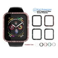 thumbnail image 1 of Njjex for Apple Watch 44mm Series SE 6 5 4 Sport, Nike+, Edition Case with Screen Protector, PC Hard Bling Crystal Diamonds Shiny Rhinestone Bumper Protective Case for iWatch Series 4/5/6 -Pink 44mm, 1 of 10