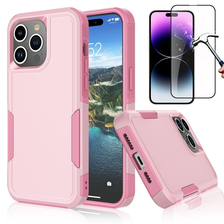 Justcool for iPhone 15 Plus Case Waterproof,Built-in 9H Tempered Glass  Camera Lens & Screen Protection [Built-in Magnetic Ring][IP68  Waterproof][14FT