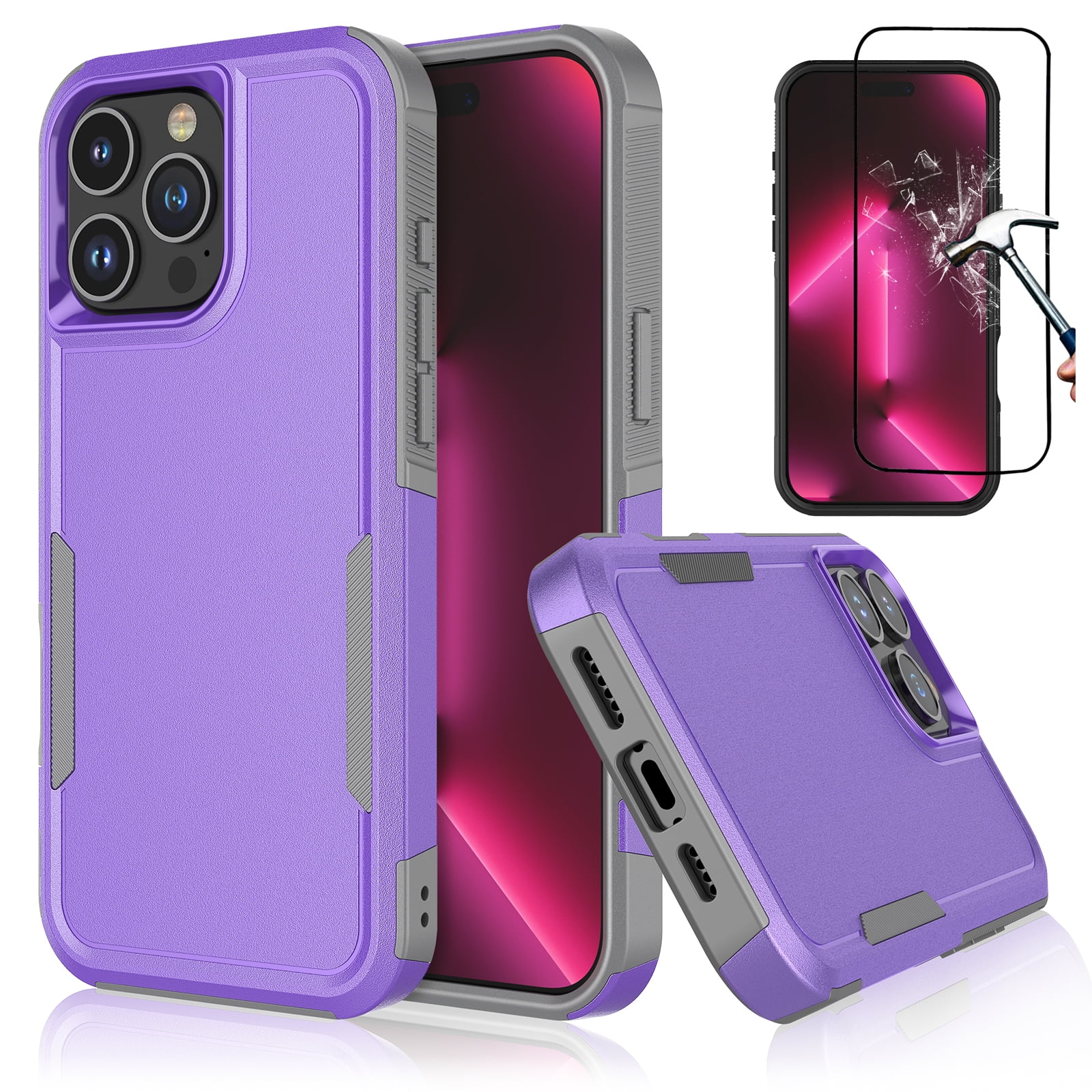 Njjex for Apple iPhone 16 Pro 2024 Phone Case,360°Full Body Njjex for Apple iPhone 16 Pro 2024 Phone Case,360°Full Body