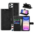 thumbnail image 1 of Njjex Case Wallet 2019 iPhone 11 / iPhone 11 Pro / iPhone 11 Pro Max, iPhone 11 11 Pro 11 Pro Max Wallet Case RFID Blocking Card Slot Stand PU Leather Magnetic Protect Flip Cover [Gift Box] -Black, 1 of 10