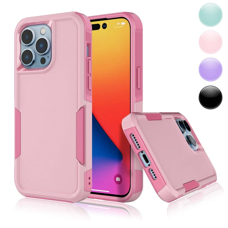 Njjex Case for iPhone 15 Pro & iPhone 14 6.1-Inch, Heavy
