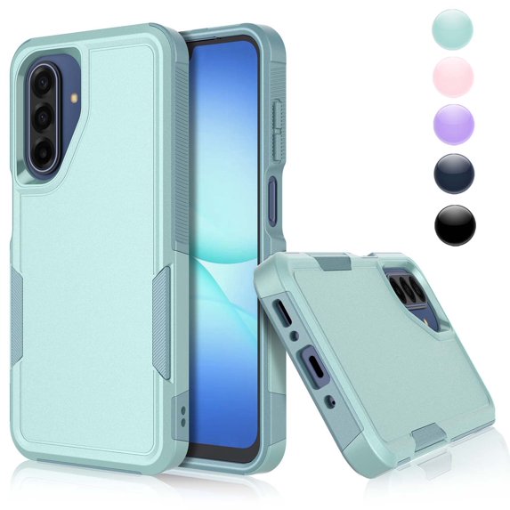 NJJEX Case for iPhone 14 Pro Max 6.7", Heavy Duty Dual-Layer Rugged Protection, Shockproof Protective Gel Phone Case for iPhone 14 Pro Max 6.7" - Green