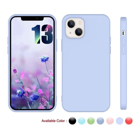 Njjex Cases for 2021 Apple iPhone 13 Pro Max, 13 Pro, 13 Mini, Liquid Silicone Gel Rubber Shockproof Case Ultra Thin Slim Matte Surface Protective Case Cover