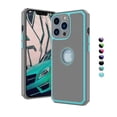 thumbnail image 1 of Njjex Cases for iPhone 13 Pro, [Shock Absorption] Drop Protection Hybrid Dual Layer Armor Defender Protective Case Cover -Mint, 1 of 7