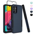 thumbnail image 1 of Njjex Galaxy A14 5G Case With Screen Protector Military Grade Full Body Double Layer Protection Shock and Drop Resistant TPU Durable Removable for Samsung Galaxy A14 Phone Case - Blue, 1 of 6