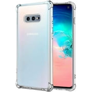 Njjex Galaxy S20 FE 5G A11 S7 S8 S9+ S10e Note 9 Case, Galaxy S10E Crystal Clear Shock Absorption Technology Bumper Soft TPU Cover Case for Samsung Galaxy S10e 5.8" -Clear