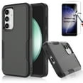thumbnail image 1 of Njjex for Galaxy S23 FE 5G Phone Case,360°Full Body Shockproof Heavy Duty Protection With Tempered Glass Screen Protector Case Cover for Samsung Galaxy S23 FE 6.4" 2023 (Black), 1 of 7