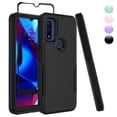 thumbnail image 1 of Njjex Moto G Pure Case With Screen Protector Military Grade Full Body Double Layer Protection Shock and Drop Resistant TPU Durable Removable for Motorola Moto G Pure Phone Case - Black, 1 of 7