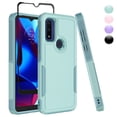 thumbnail image 1 of Njjex Moto G Pure Case With Screen Protector Military Grade Full Body Double Layer Protection Shock and Drop Resistant TPU Durable Removable for Motorola Moto G Pure Phone Case - Light Green, 1 of 6