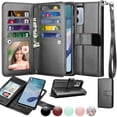 thumbnail image 1 of Njjex For Motorola Moto G 5G 2023 Wallet Case, Moto G Power 5G 2023 PU Leather Case, Njjex Luxury PU Leather [9 Card Slots Holder ] Carrying Folio Flip Cover [Detachable Magnetic Hard Case] -Black, 1 of 6