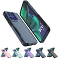 thumbnail image 1 of Njjex for Motorola Moto G 5G 2024 Case,[2-in-1] Dual-Layer Shockproof Rugged Cover,Military-Grade Drop Protection, Anti-Scratch & Wireless Charging-6.6 inch Blue, 1 of 6