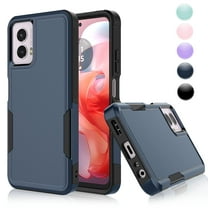 Njjex for Motorola Moto G Stylus 5G 2023 Phone Case,360 Full Body Shockproof Heavy Duty Protection With Tempered Glass Screen Protector Case Cover for Moto G Stylus 5G 2023 (Blue)