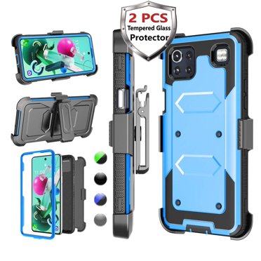 Full-Body 360 Protective Case For LG K92 5G – Built-in Screen Protector, Transparent Polyester Design