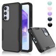 thumbnail image 1 of Njjex for Samsung Galaxy A55 5G Phone Case,Shockproof Dust/Drop Proof 2-Layer Full Body Protective Heavy Duty Durable Rugged Hybrid Cover for Galaxy A55 5G,Black, 1 of 6