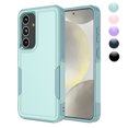 thumbnail image 1 of Njjex for Samsung Galaxy S24 5G Phone Case,Shockproof Dust/Drop Proof 2-Layer Full Body Protective Heavy Duty Durable Rugged Hybrid Cover for Galaxy S24 5G,Mint Green, 1 of 6