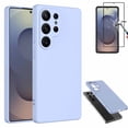 thumbnail image 1 of Njjex For Samsung S25 Plus Case with Screen Protector,Liquid Silicone Soft Gel Rubber Slim Microfiber Lining Cushion Texture Cover Shockproof Protective Case for Galaxy S25 Plus 6.7", Purple, 1 of 7