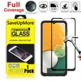 thumbnail image 1 of Njjex Tempered Glass Screen Film Protector with Guide Stickers & Wipes for Samsung Galaxy A13, 1 of 4