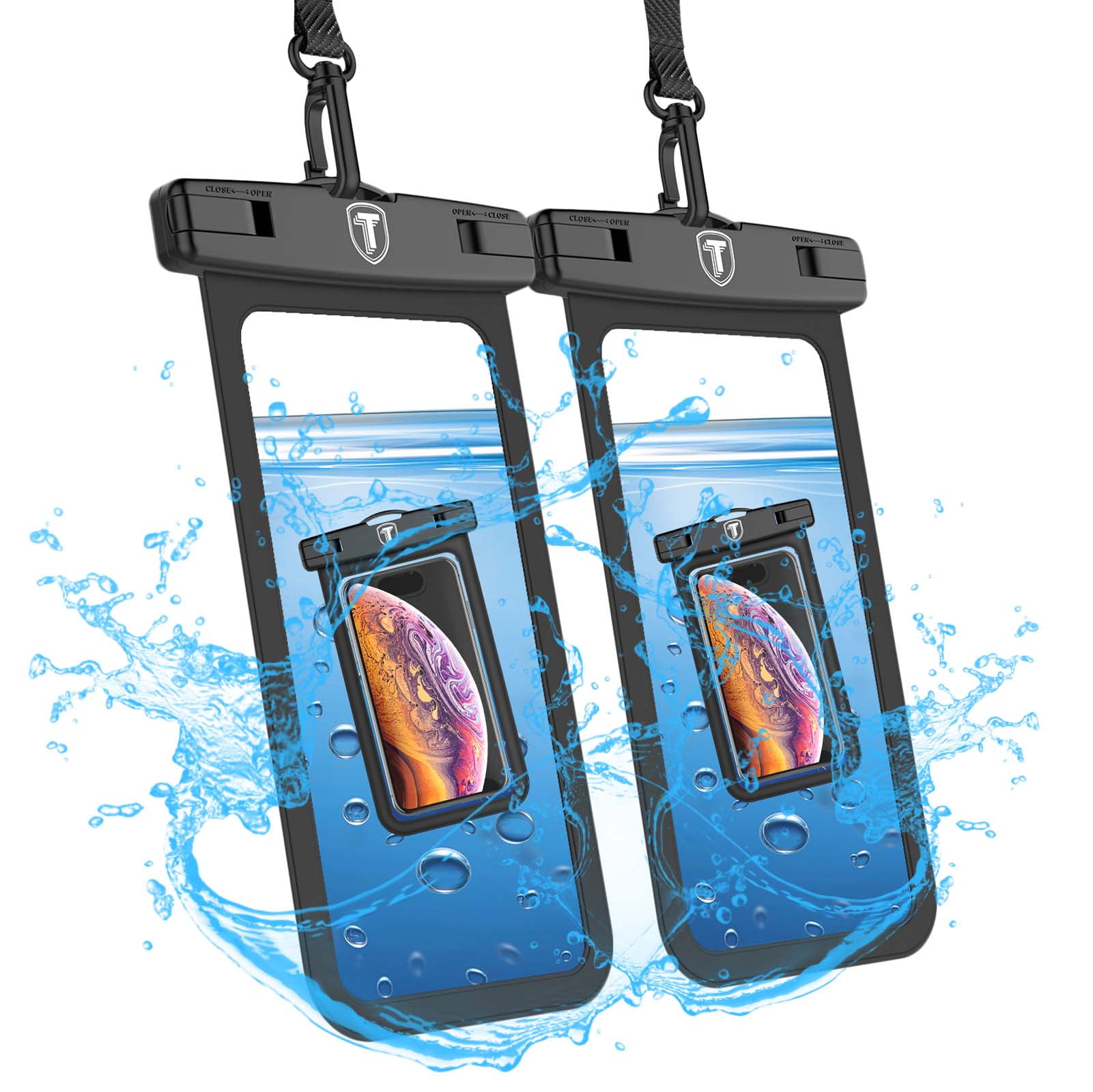 Njjex Universal Waterproof Case, CellPhone Dry Bag Pouch for Apple - Main Image