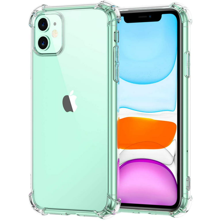 For iPhone 11 12 Mini X XS XR Case Plating Flat Sides Soft TPU Shockproof  Cover Phone Case For Apple iPhone 11 12 13 Pro Max