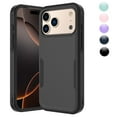thumbnail image 1 of Njjex iPhone 17 Pro Max Case 6.9" Shockproof Rugged Cover, Military Grade Protection, Slim Fit Anti-Slip Bumper Case Dual Layer Full Body Protective Cover for iphone 17 Pro Max -Black, 1 of 7