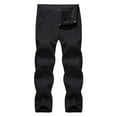 thumbnail image 1 of Njoeus 2 Piece Mens Ski Snow Pants Waterproof Softshell Snowboard Pants Outdoor Hiking Fleece Lined Zipper Bottom Leg Winter Pants (Long Pants + Buttom Pants) 2 in 1, 1 of 9