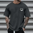 thumbnail image 1 of Njoeus Beach Shirts For Men Mens Summer Shirts Cool Graphic Tees For Men Big & Tall Comfy Short Sleeve Graphic T-Shirts Funny Printed Design S-5Xl Mens T-Shirts Graphic Tees On Clearance, 1 of 4