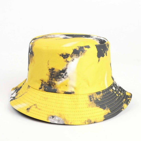 Njoeus Cute Bucket Hat Colored Beach Travel Fisherman Cap for Men Women Teens - Reversible Double-Side-Wear