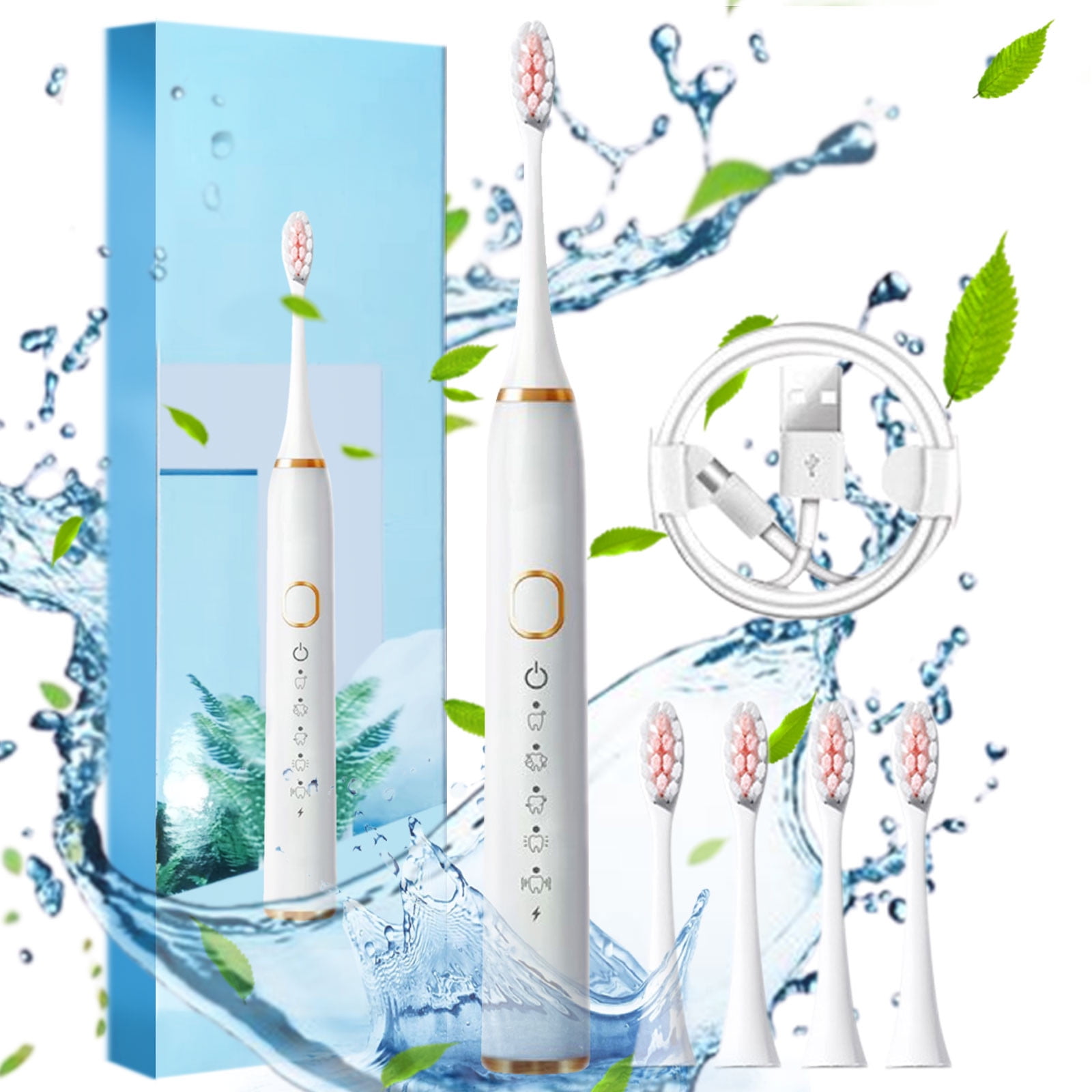 RRDWQ-6pcs Travel Toothbrush Set, Extra Soft Toothbrushes For Adults...