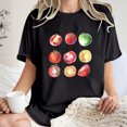 thumbnail image 1 of Njoeus Going Out Tops for Women Custom T Shirts Women's T Shirts Short Sleeve Tees Funny Fruit Graphic Tee Shirts Loose Summer Tops Cute Tops S-Xxl Oversized Graphic Tees for Women Summer Savings, 1 of 7