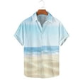 thumbnail image 1 of Aueoeo Gym Tops Mens Graphic T-Shirts Hawaiian Shirt Men'S Big & Tall Shirts Casual Short Sleeve Button Up T-Shirts Mens Fashion Holiday Party Beach Tee Shirt S-5Xl Fathers Day Shirts On, 1 of 5