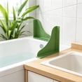 thumbnail image 1 of Njoeus Kitchen Sink Splash Guard, Sink Water Splash Guard, Silicone Shower Water Dam Barrier with Multi-Suction Cup Brings Leak-Proof Bathroom Protection and Waterproof Corner Guard in Style F, 1 of 6