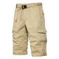 thumbnail image 1 of Njoeus Men's Big & Tall Cargo Shorts, Mens Elastic Waist Multi-Pocket Sports Long Shorts Casual Loose Fit Outdoor Work Short Pants for Men (M-5XL), 1 of 5