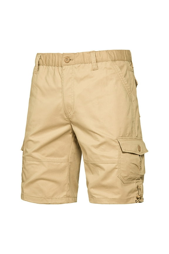 Men's Camouflage Cargo Shorts, Mens Relaxed Loose Fit Cotton Shorts Multi-Pocket Outdoor Cargo Shorts for Men Summer Casual M-5XL (Available in Big & Tall Size)