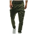 thumbnail image 1 of Njoeus Men's Casual Jogger Pants Elastic Waist Sweatpants Slim Fitted Gym Workout Athletic Pants with Multi-Pocket M-3XL, 1 of 5