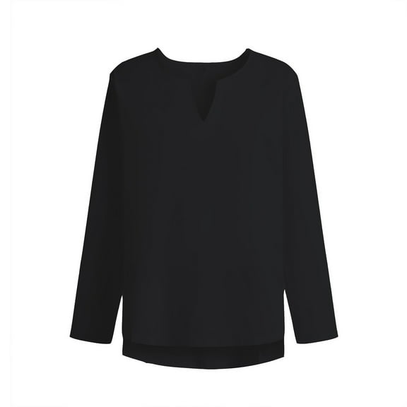 Njoeus Men's Cotton Loose Long Sleeve Tunic Shirt Mens Big & Tall Linen Hippie T Shirts Casual V Neck Beach Henleys Top S-5XL