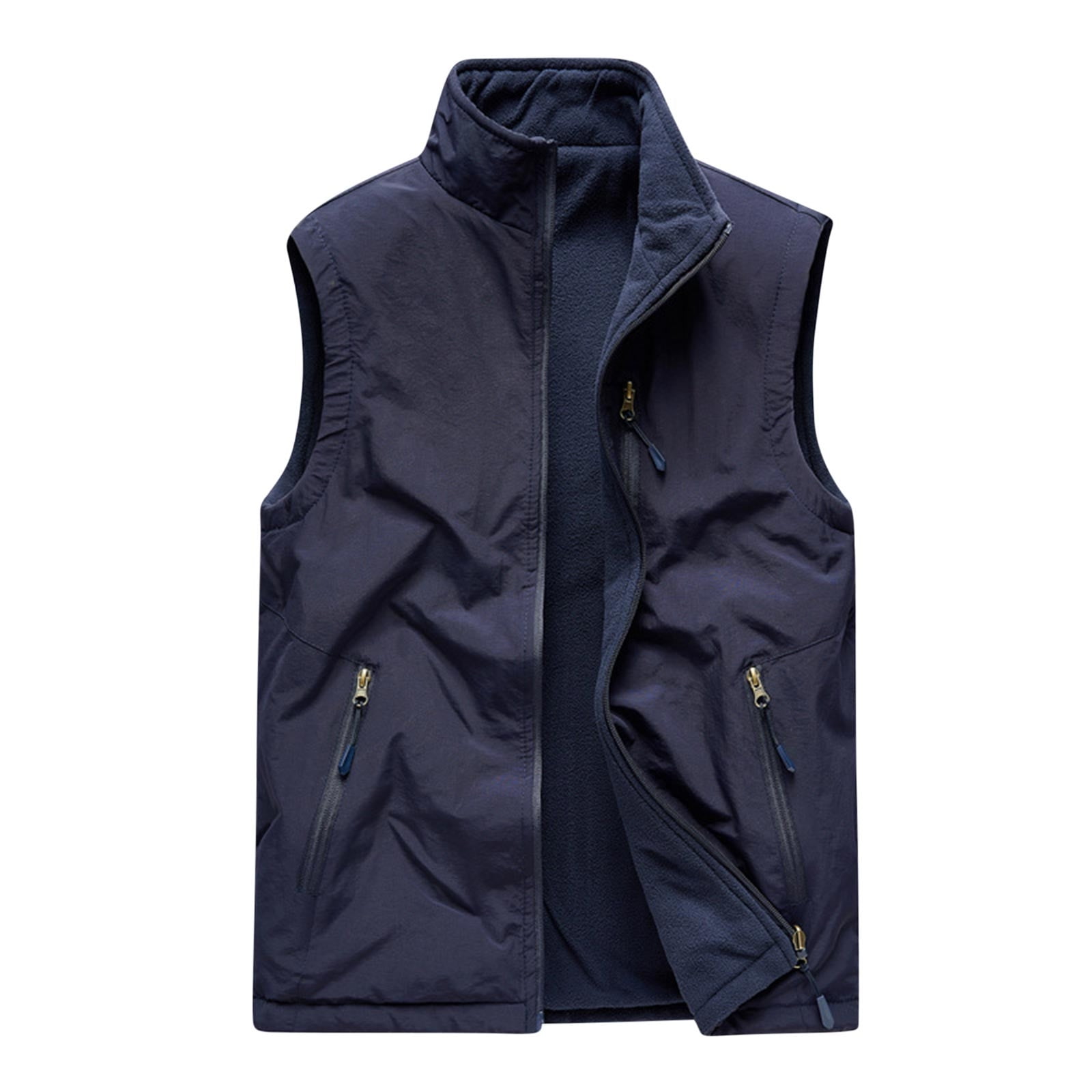 Njoeus Men's Lightweight Softshell Vests, Mens Outerwear Windproof ...