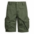 thumbnail image 1 of Njoeus Men's Relaxed Fitted Loose Cargo Shorts, Men Casual Cotton Multi-Pockets Outdoor Work Cargo Short Pants, 1 of 8