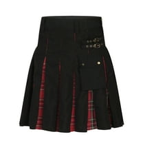 Njoeus Men's Scottish Kilt, Men Hybrids Utility Kilts Tartan Traditional Modern Men's Kilt S-5XL (Available in Big & Tall Size)