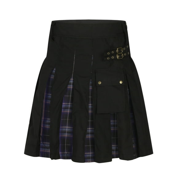 Njoeus Men's Scottish Kilt, Men Hybrids Utility Kilts Tartan Traditional Modern Men's Kilt S-5XL (Available in Big & Tall Size)