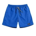 thumbnail image 1 of Njoeus Men's Swim Trunks Quick-Dry Beach Short Sports Shorts, Men Casual Lightweight Breathable Shorts Bathing Suit with Elastic Waist Pocket Drawstring M-5XL (Available in Big & Tall Size), 1 of 5