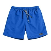 Njoeus Men's Swim Trunks Quick-Dry Beach Short Sports Shorts, Men Casual Lightweight Breathable Shorts Bathing Suit with Elastic Waist Pocket Drawstring M-5XL (Available in Big & Tall Size)