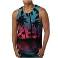thumbnail image 1 of Njoeus Men's Tank Tops Summer Sleeveless Hawaiian Shirts for Men Big & Tall Gym Workout Tank Top Casual Beach Sports Shirts Novelty Graphic Tees S-4XL, 1 of 4