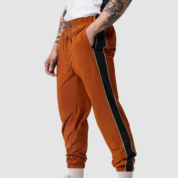 Njoeus Men's Tapered Sweatpants Elastic Waist Sport Track Athletic Pants for Men Casual Lightweight Jogger Pants for Running, Exercise, Workout S-XXL
