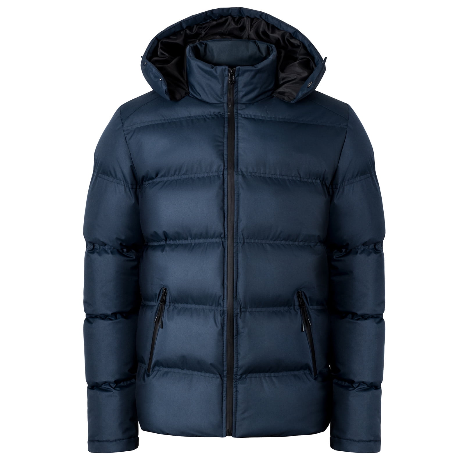 Njoeus Men's Winter Puffer Jacket Hooded Quilted Thicken Down Coat