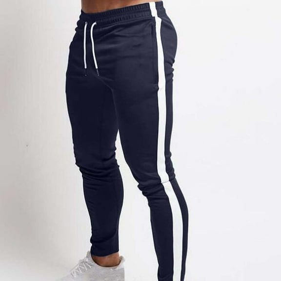 Njoeus Mens Casual Tapered Workout Running Joggers Pants, Men's Jogger Gym Sport Training Sweatpants for Men Slim Fitted Athletic Sweat Pants with Pockets