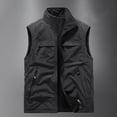 thumbnail image 1 of Njoeus Mens Full-Zip Polars Fleeces Vests, Men's Warm Vests Outerwear Lightweight Sleeveless Jacket for Men M-5XL(Available in Big & Tall), 1 of 4