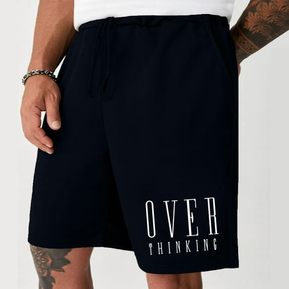 Njoeus Mens Shorts Golf Shorts Mens Gym Athletic Shorts Elastic Waist Pocket Exercise Fitness Shorts (Big & Tall Size)On Clearances
