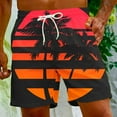 thumbnail image 1 of Njoeus Mens Swim Trunks Men's Swimwear Mens Fashion 3D Print Swim Board Short Bathing Suit Men Hawaiian Beach Shorts with Pockets Elastic Waist S-5XL (Available in Big & Tall), 1 of 6